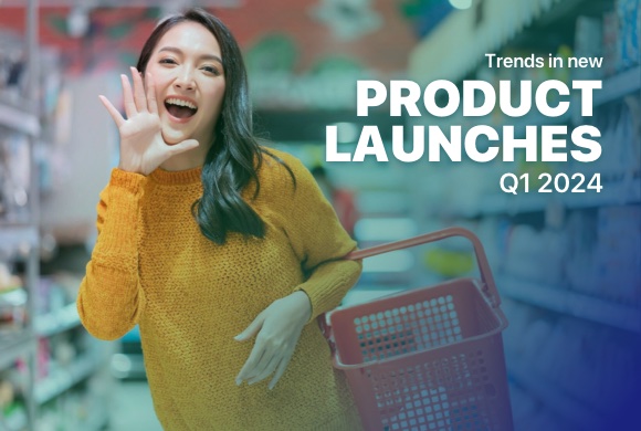 Trends in new product launches, Q1 2024